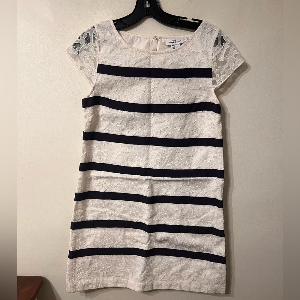 Vineyard Wines Nautical Lace Dress Size 4